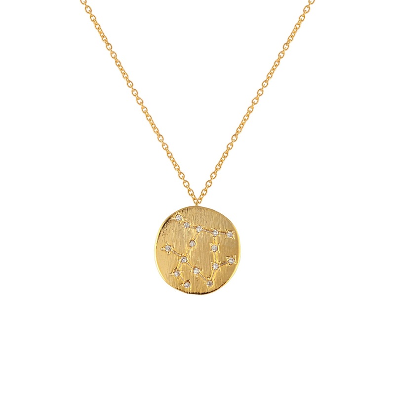Zahar Zodiac Necklace - Gemini