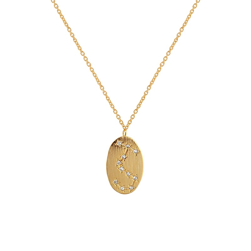 Zahar Zodiac Necklace - Scorpio