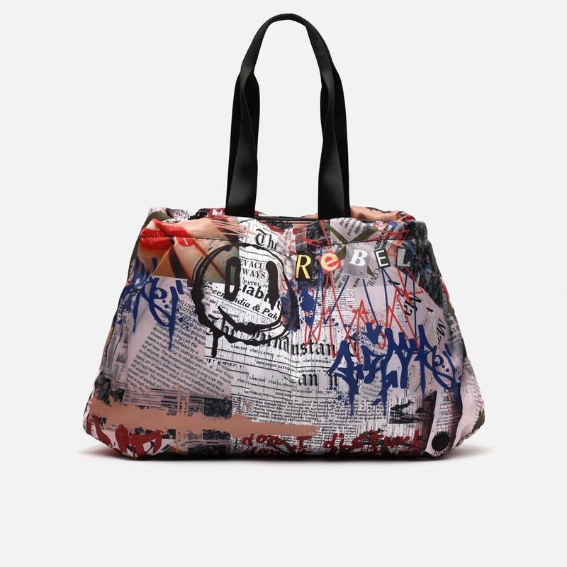 Menphis-2 bolso de hombro grande de nylon reciclado