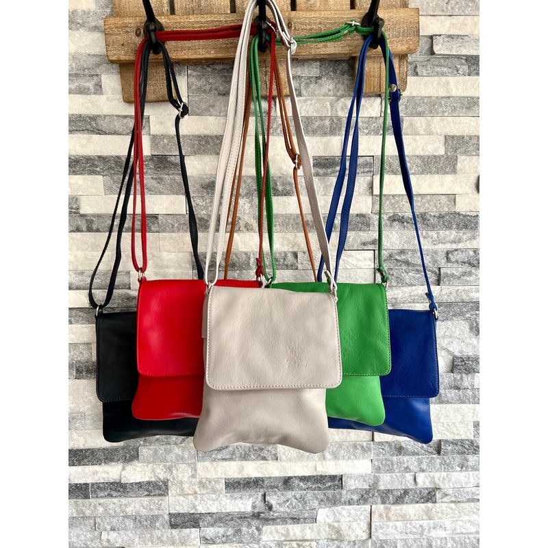 Soft Italian Leather Crossbody Bag / Handbag