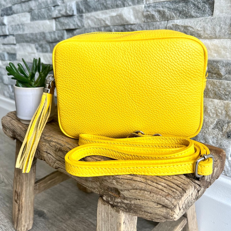 Sunshine Yellow Crossbody Camera Bag / Handbag