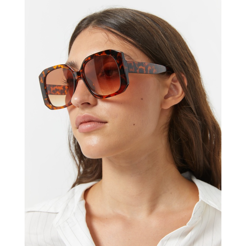 Tulipa gafas de sol cuadradas con montura de pasta