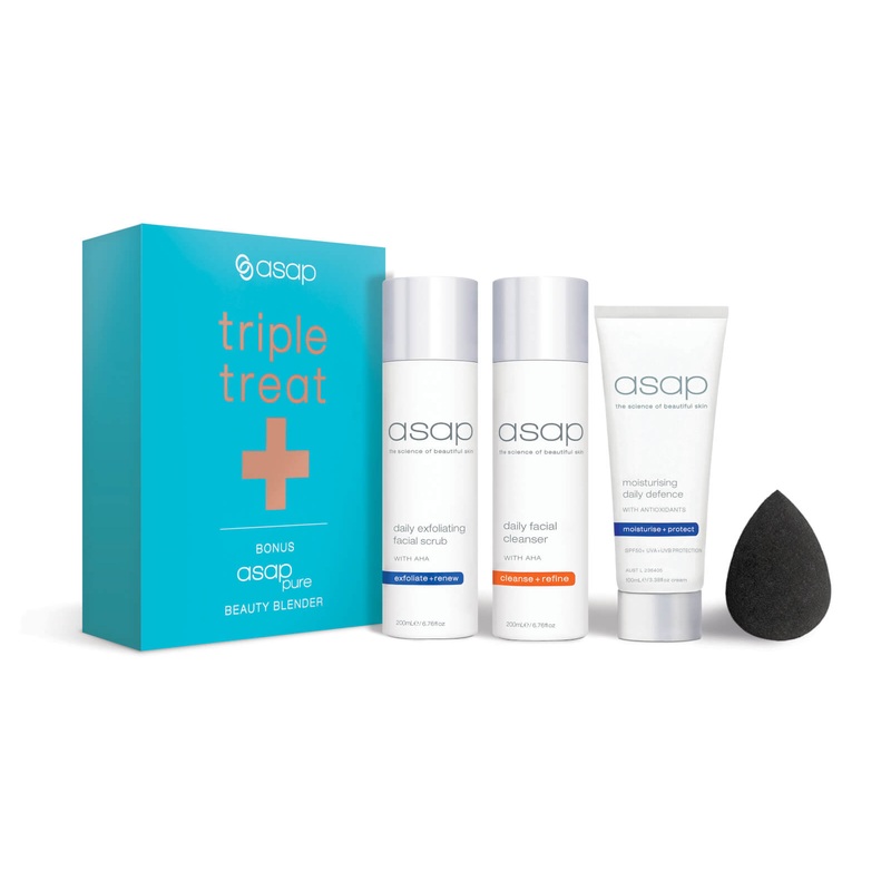 asap Triple Treat + Beauty Blender