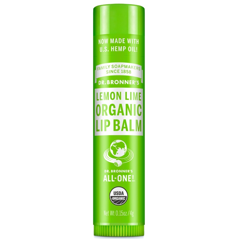 Dr. Bronner's Organic Lip Balm - Lemon and Lime