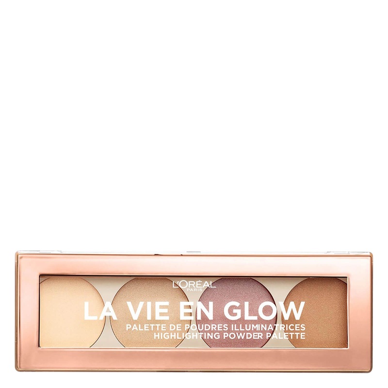 L'Oral Paris Wake up and Glow La Vie en Glow Highlighting Palette - 01 Warm Glow 60g