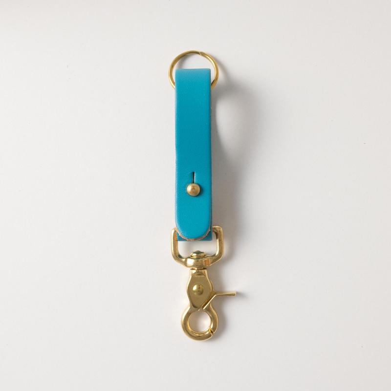 Turquoise Key Lanyard