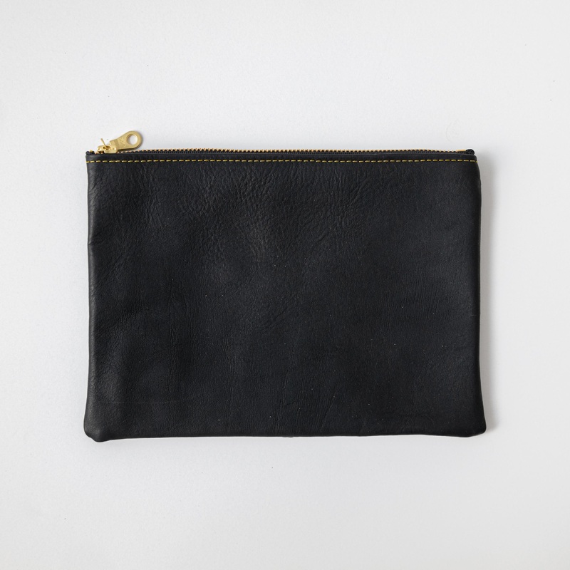 Black Cypress Medium Zip Pouch