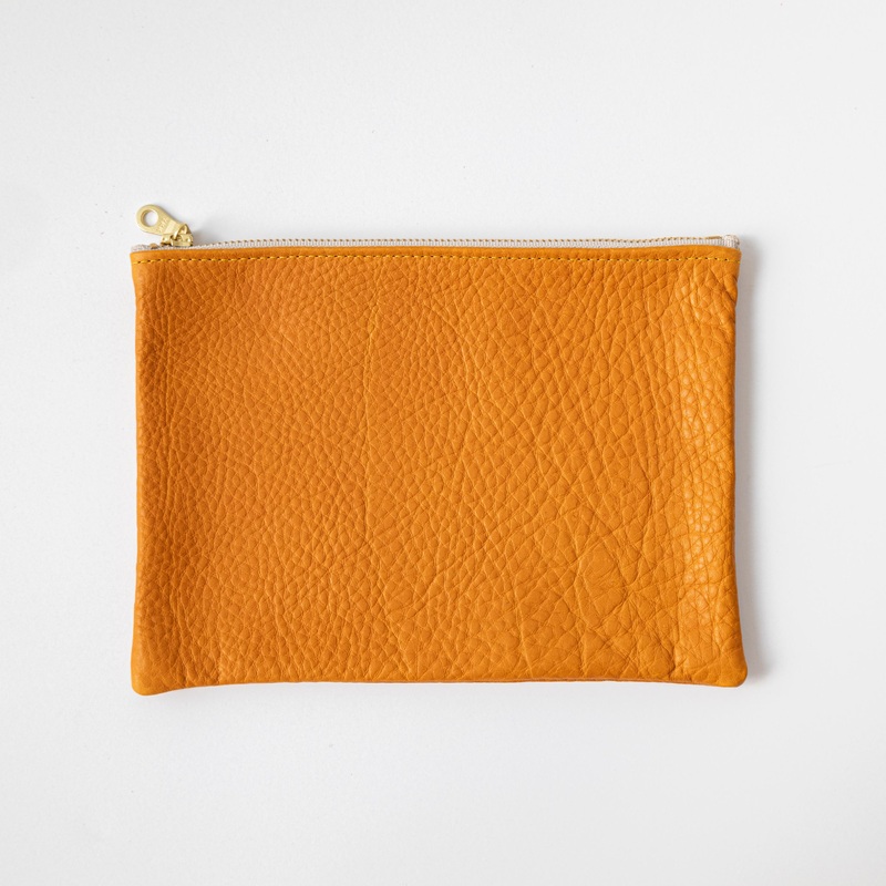 Orange Cypress Medium Zip Pouch