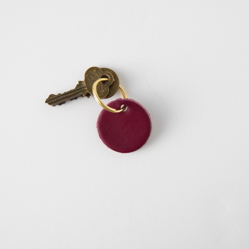 Purple Circle Key Fob