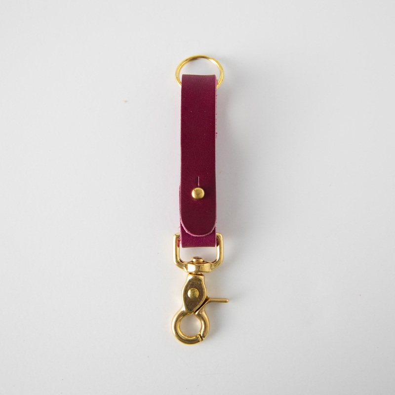 Purple Key Lanyard