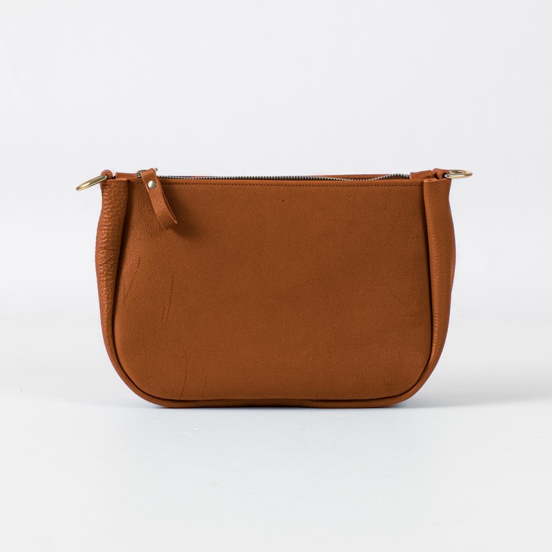 Scratch-and-Dent Honey Bulldog Crossbody Bag