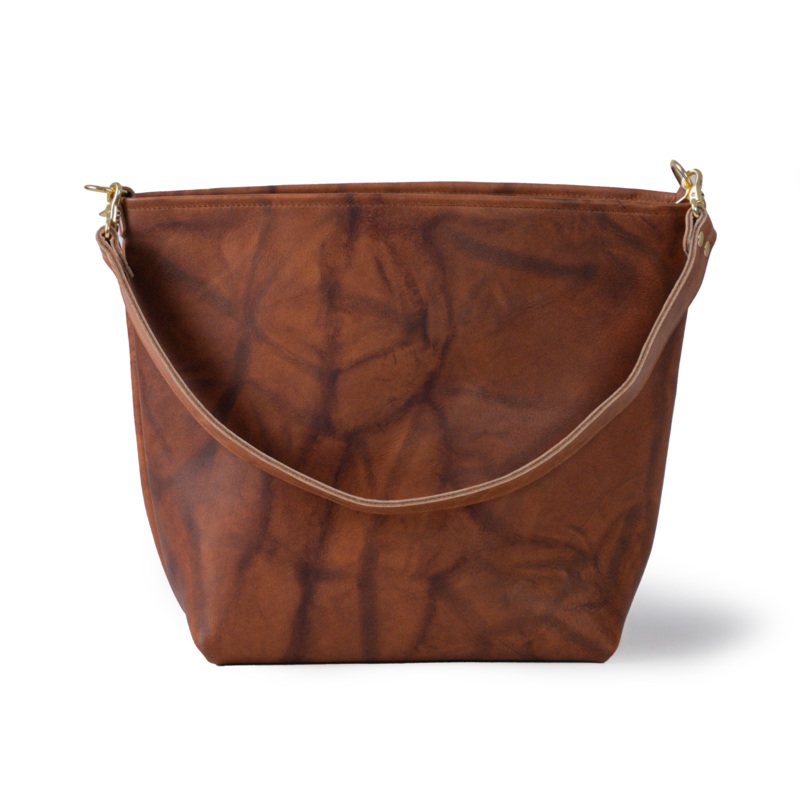 Tan Crunch New Crossbody Tote