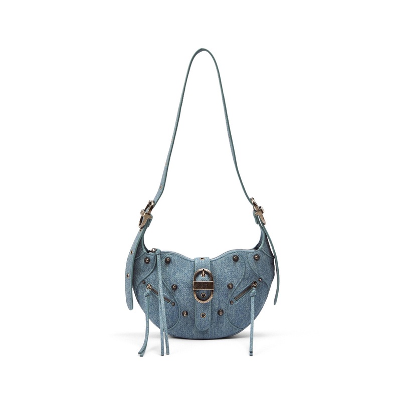 Tessa Denim Effect Shoulder Bag