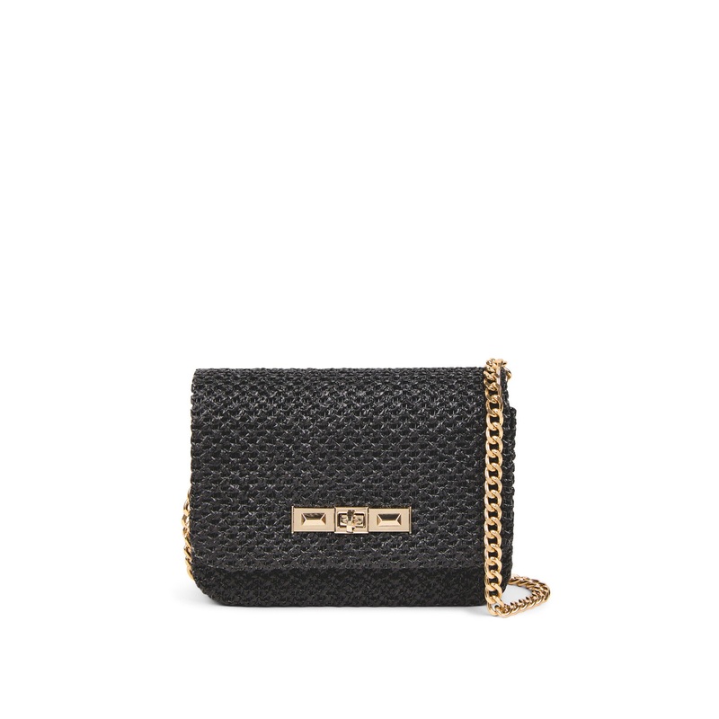 Raffia Crossbody Bag