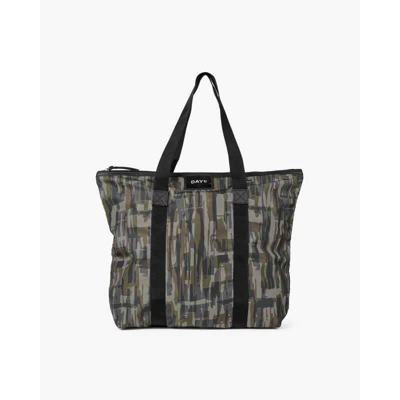Silhouette Print Shopper Bag