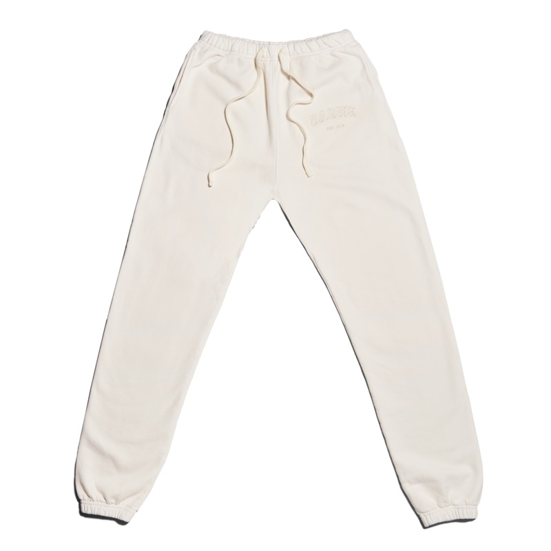 Varsity Logo Sweatpants in Moonbeam, Large