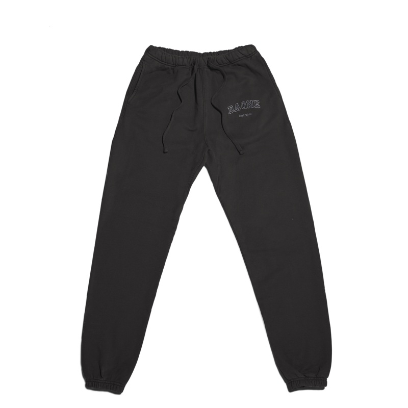 Varsity Logo Sweatpants in Onyx, XS