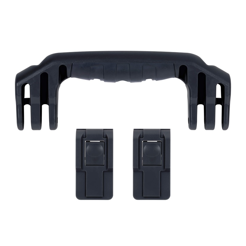 Pelican 1525 Air Replacement Handle & Latches, Black (Set of 1 Handle, 2 Latches)