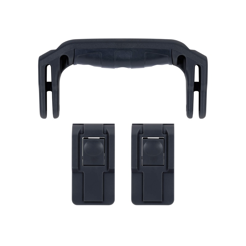 Pelican 1557 Air Replacement Handle & Latches, Black (Set of 1 Handle, 2 Latches)