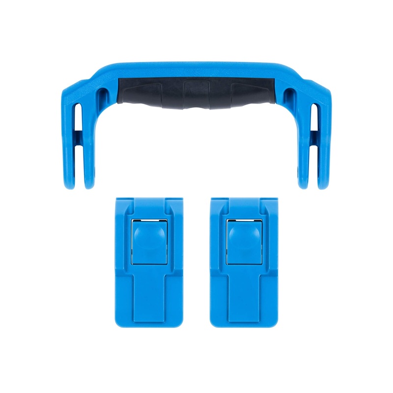 Pelican 1557 Air Replacement Handle & Latches, Blue (Set of 1 Handle, 2 Latches)