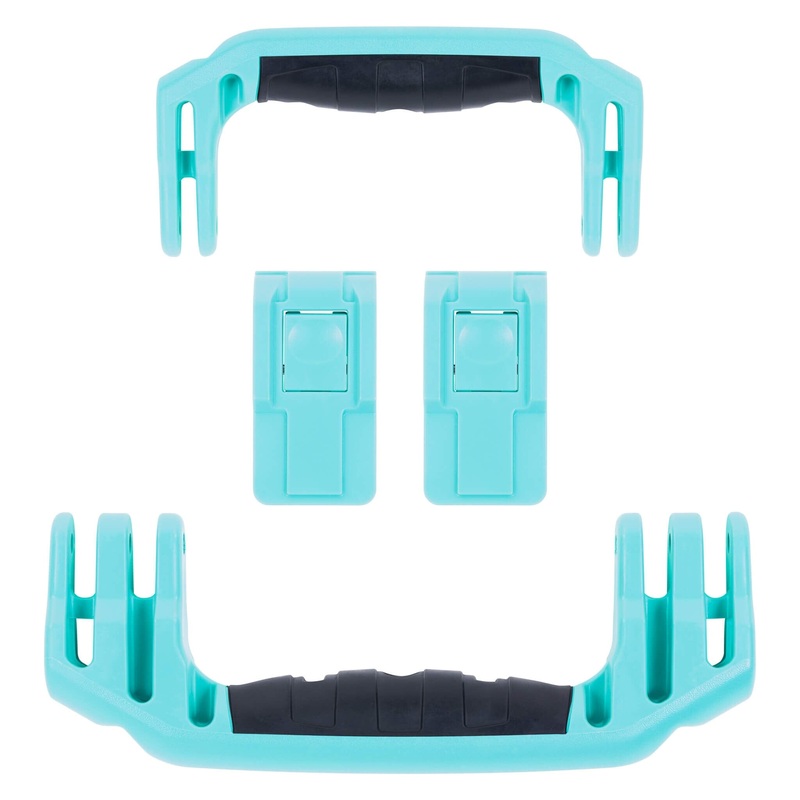 Pelican 1557 Air Replacement Handle & Latches, Teal (Set of 1 Handle, 2 Latches)