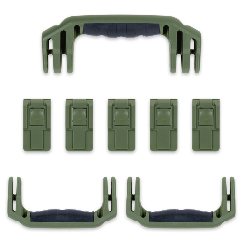Pelican 1595 Air Replacement Handles & Latches Set - OD Green