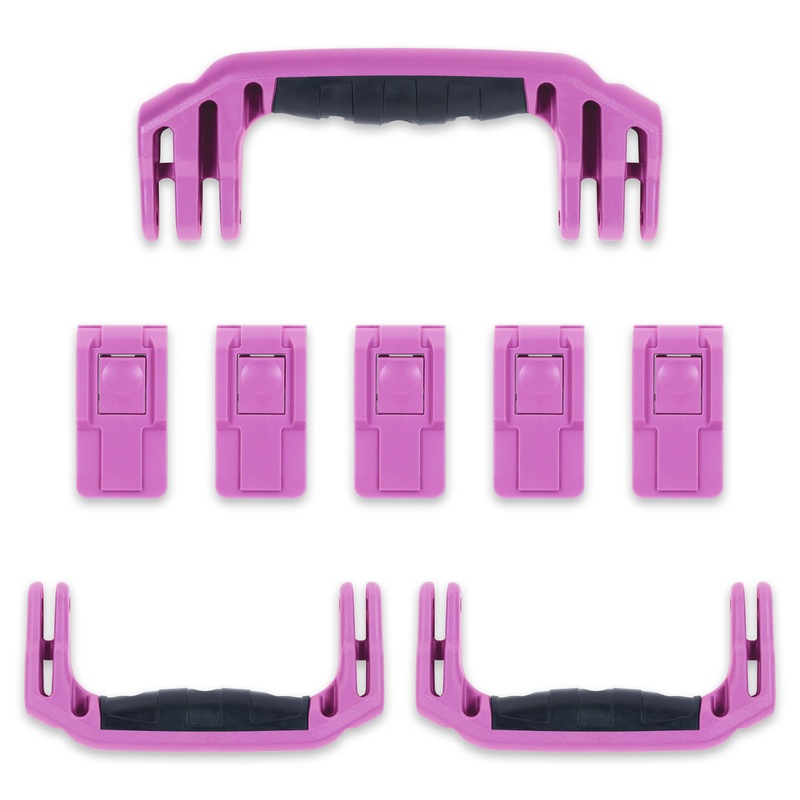 Pelican 1615 Air Replacement Handles & Latches Set - Magenta