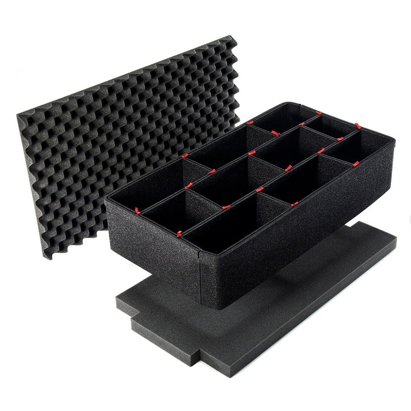 Pelican 1615 Air TrekPak Kit, Customizable Padded Divider System
