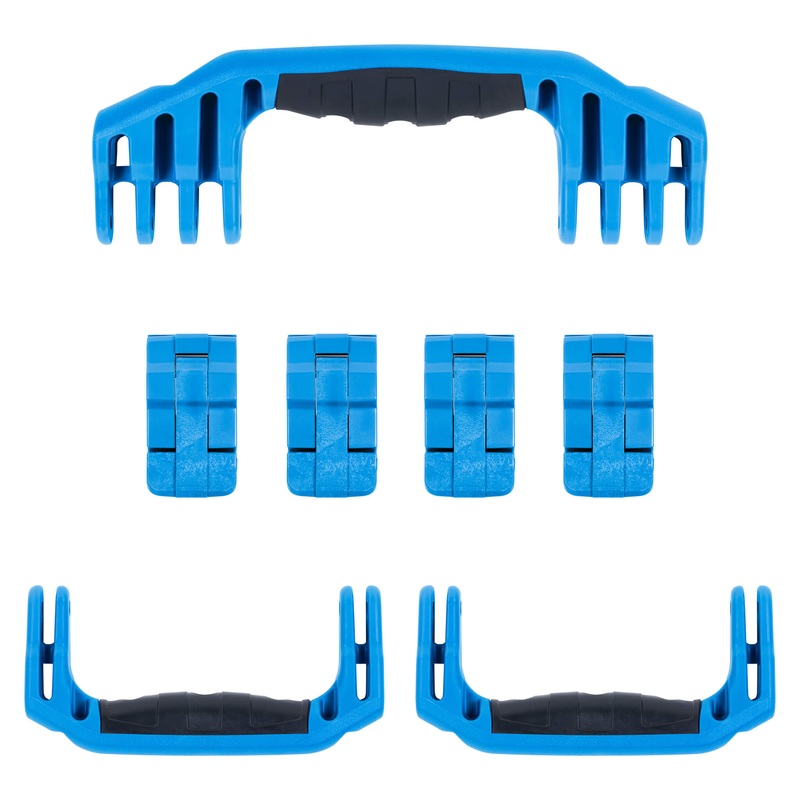 Pelican 1620 Replacement Handles & Latches, Blue (Set of 3 Handles, 4 Standard Latches)