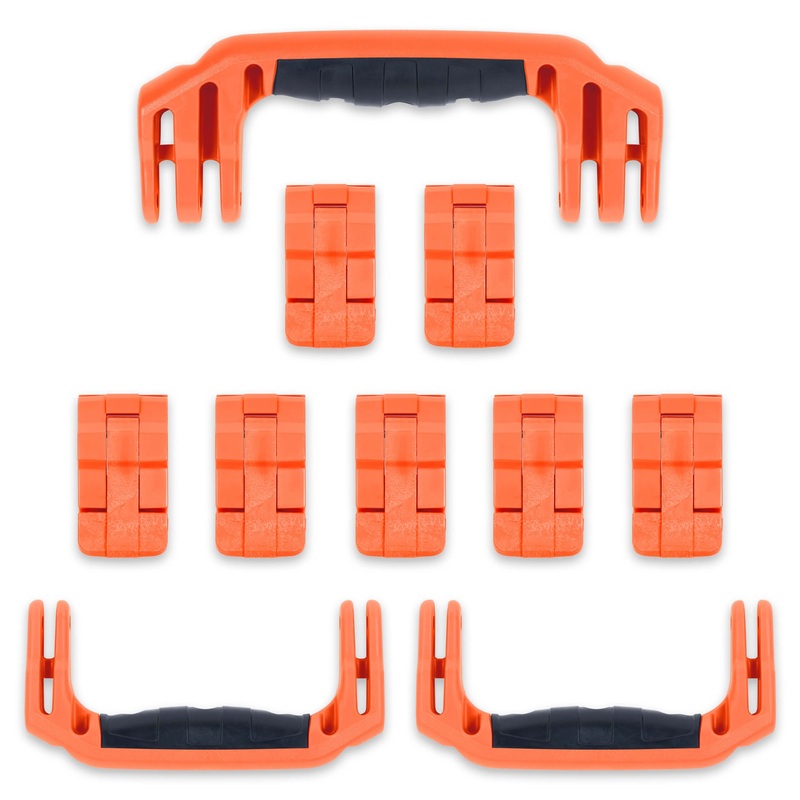 Pelican 1650 Replacement Handles & Latches Set - Orange