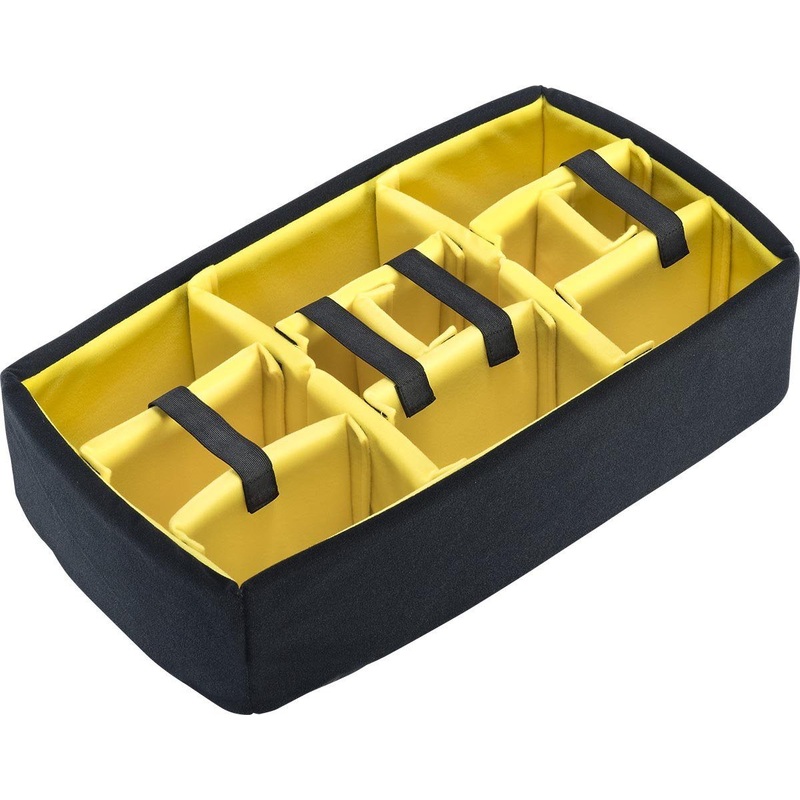 Yellow Pelican 1510 Padded dividers and lid foam.