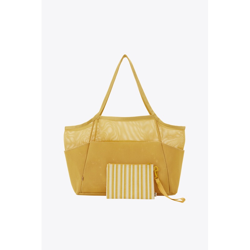 Resale The Mesh Beach Tote in Honey