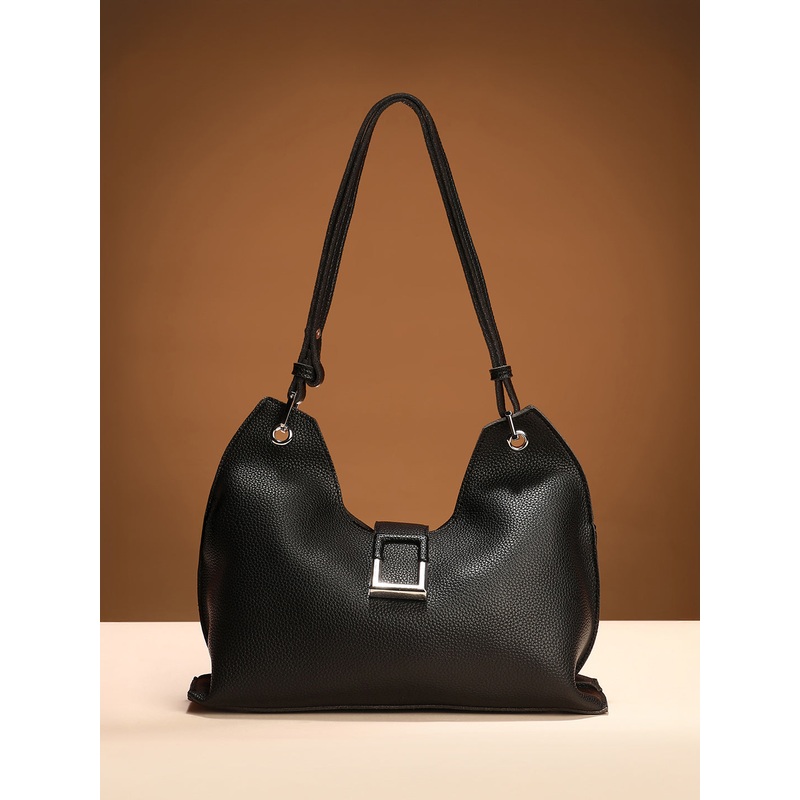 The Amelie Shoulder Bag - Onyx Black