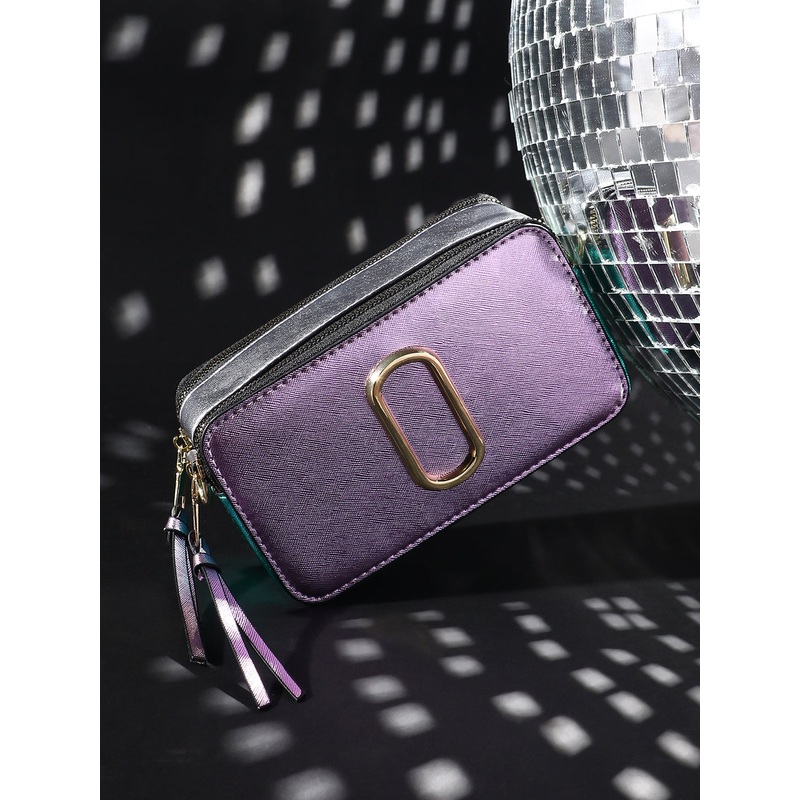The Block Box Sling Bag - Flamingo Pink
