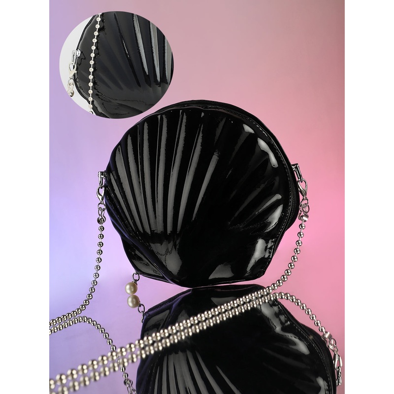 The Coquille Sling Bag - Onyx Black