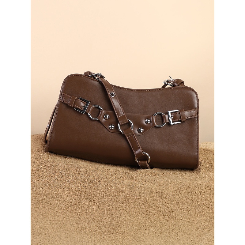 The Dallas Sling Bag - Chocolate Brown