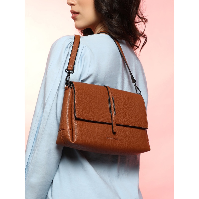 The Dash Shoulder Bag - Terracotta Brown