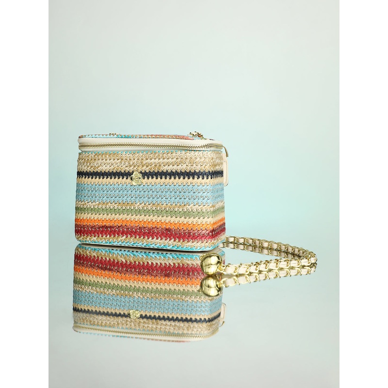 The Straw Box Bucket Bag