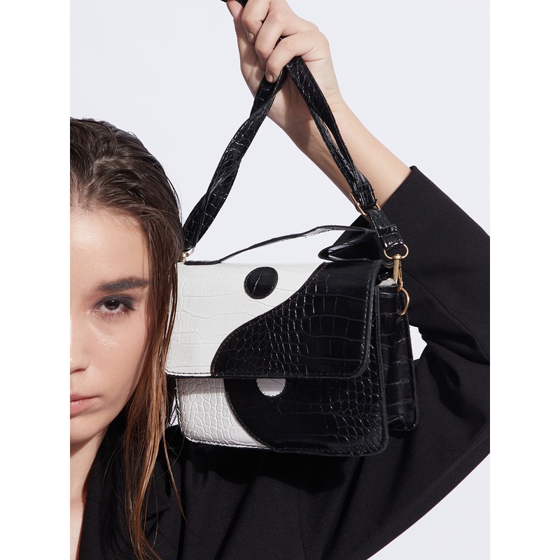 Yin Yang Black & White Mini Bag
