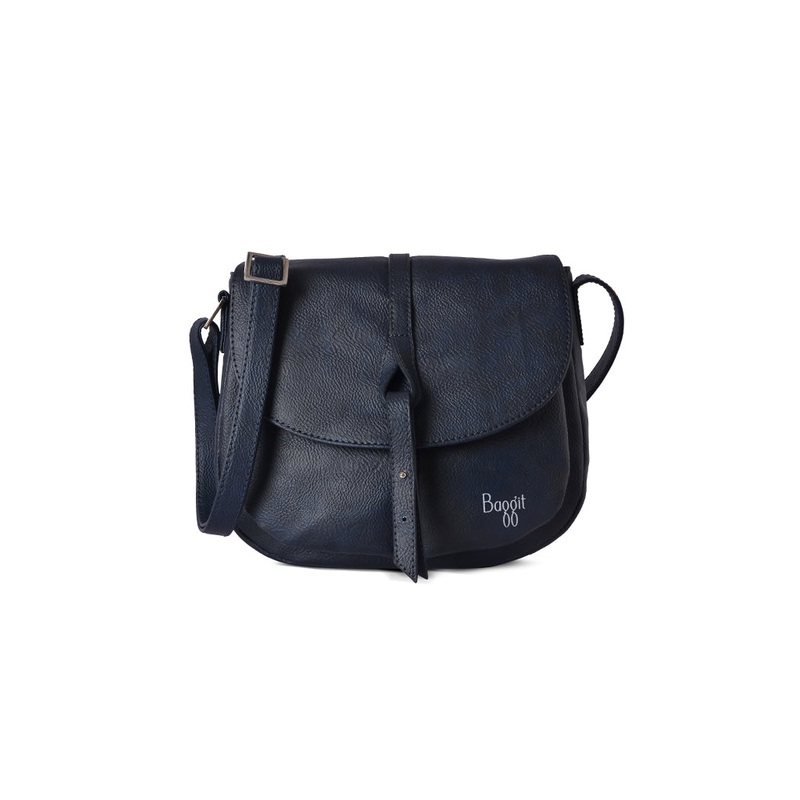 Atlantic Blue Small Saddle Bag