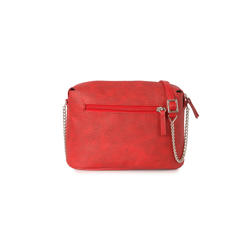 Breaker Red Small Hobo Bag