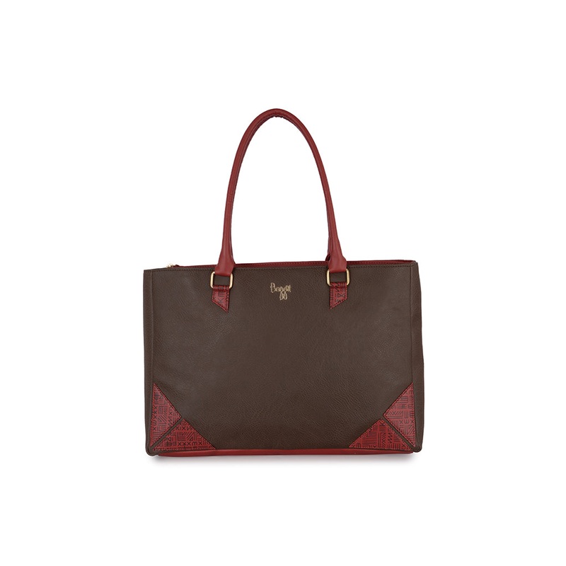 Oasis Brown Oversize Tote Bag