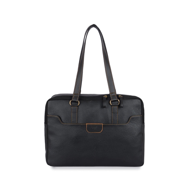 Robin Black Large Tote Bag