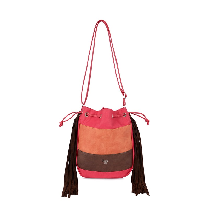 Saturn Pink Small Bucket Bag