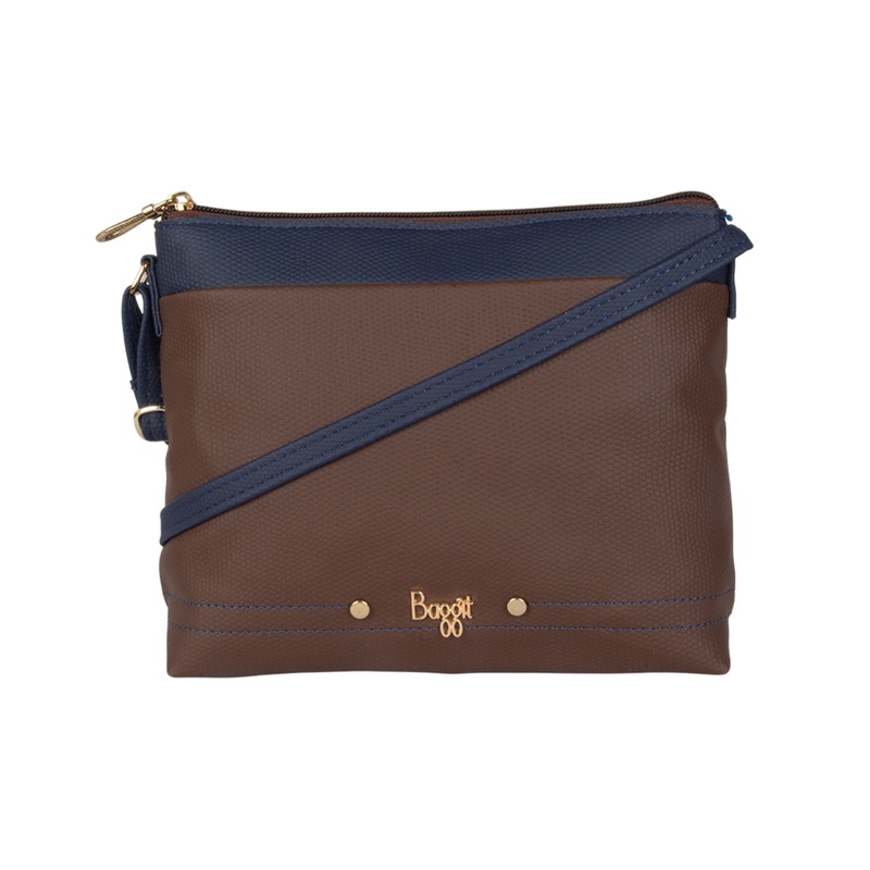 Sho Brown Small Satchel Sling Bag
