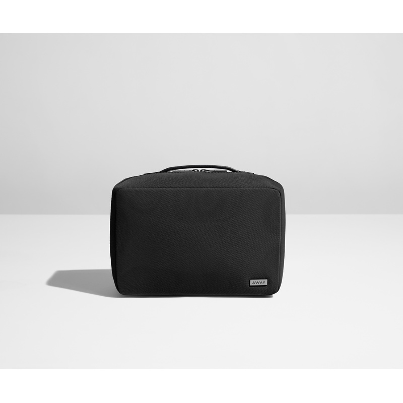 The Small Toiletry Bag in Jet Black