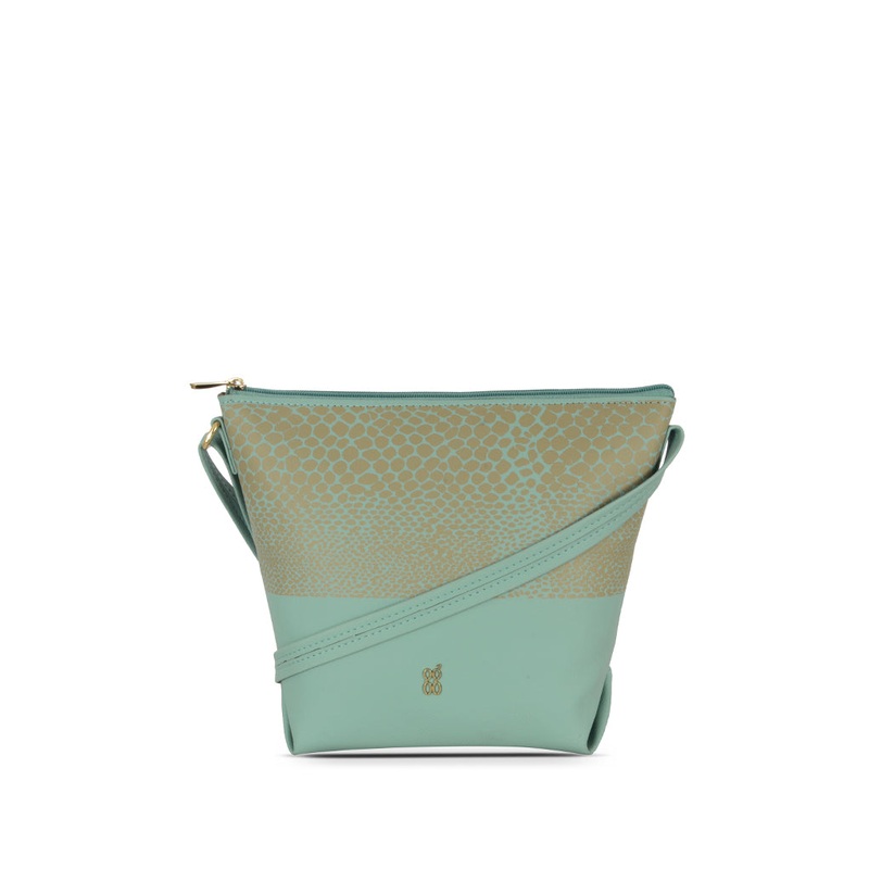 Vesso Blue Small Bucket Bag