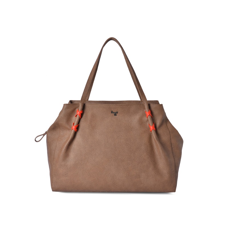 Whiper Beige Large Tote Bag