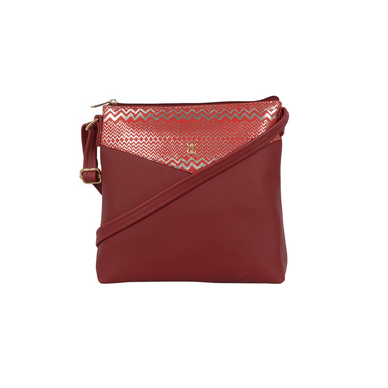Zella 3T5 Red Small Satchel Bags