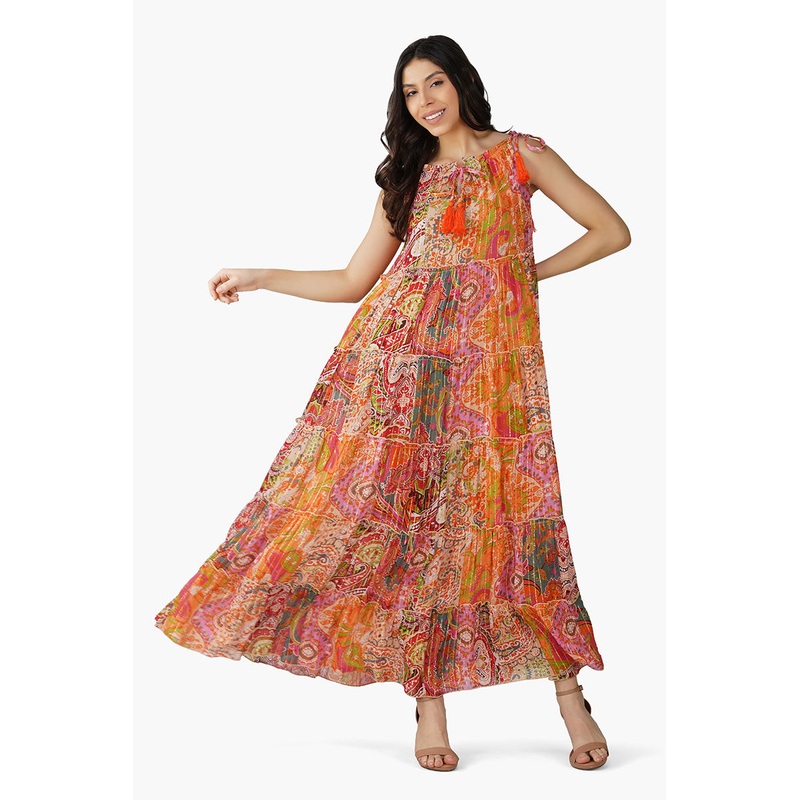 Barbara Printed Maxi Dress